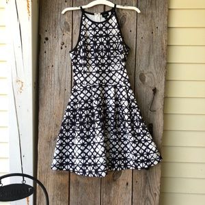 Black & White Mini Dress